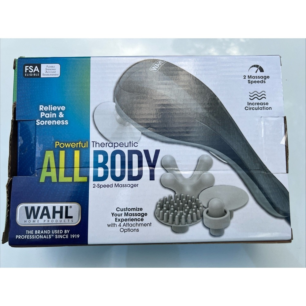 WAHL Powerful Therapeutic All-Body 2-Speed Massager Model‎ 4120-1801